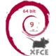 Иконка [amd64] Debian 9 Stretch XFCE custom spb