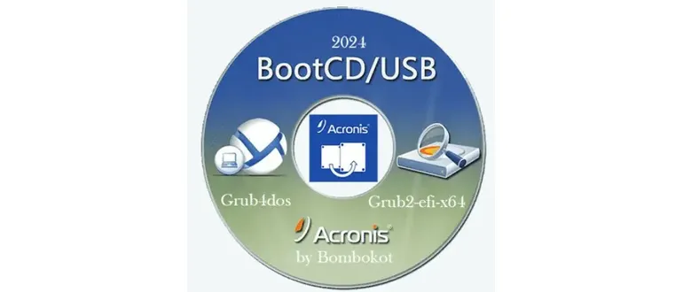 Иконка Acronis Boot Disk 2024 05.10.24 Grub4Dos+EFI GRUB2x64 by Bombokot [Ru]