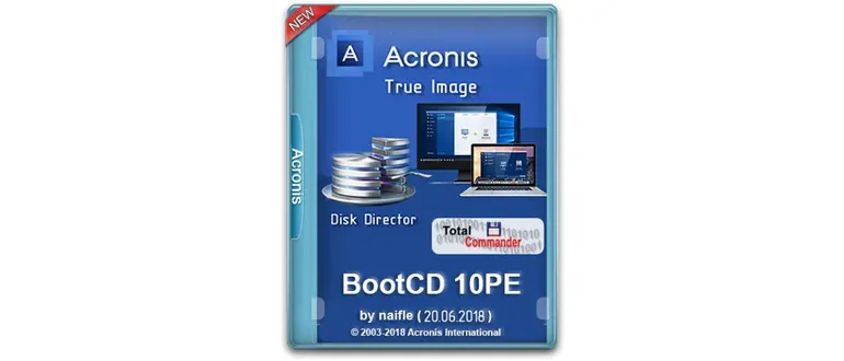 Иконка Acronis BootCD 10PE x86x64 by naifle [2018, RUS]