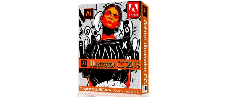 Иконка Adobe Illustrator CC 2019 23.0.1 (2018) РС by m0nkrus