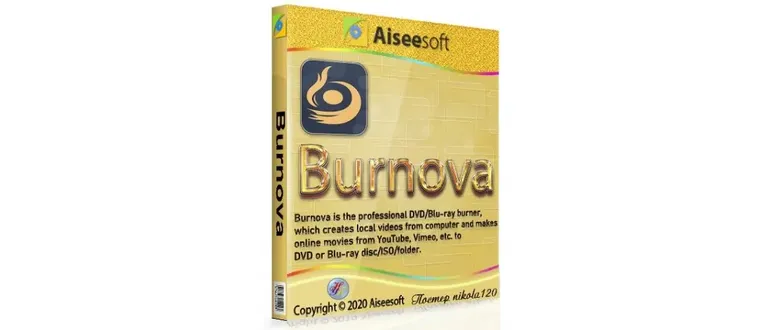 Иконка Aiseesoft Burnova 1.3.86 RePack (& Portable) by TryRooM [Multi Ru]