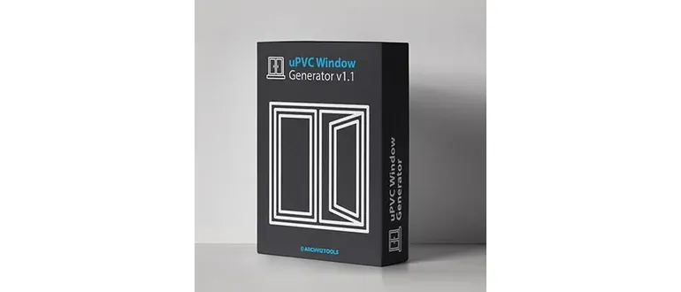 Иконка ArchvizTools - uPVC Window Generator 1.1 [En]