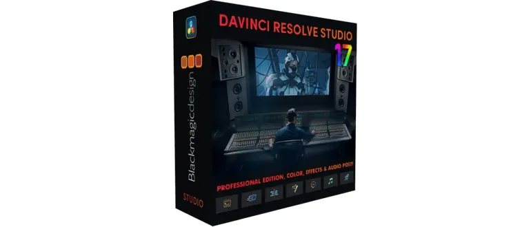 Иконка Blackmagic Design DaVinci Resolve Studio 17.4.2 Build 9 RePack by KpoJIuK [Multi Ru]