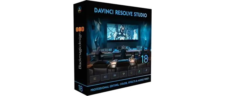 Иконка Blackmagic Design DaVinci Resolve Studio 18.0.2 Build 7 RePack by KpoJIuK [Multi Ru]