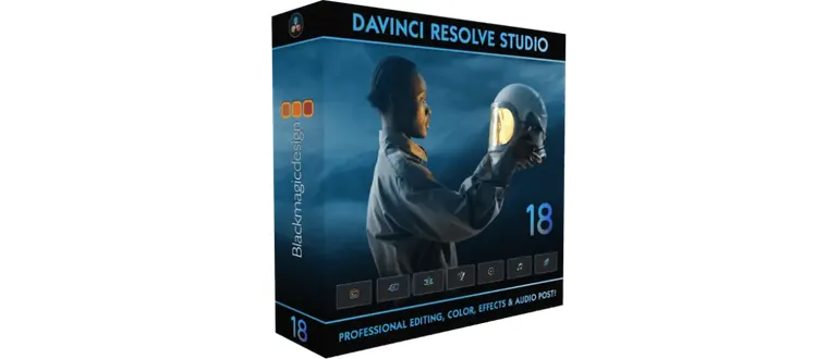 Иконка Blackmagic Design DaVinci Resolve Studio 18.0.3 Build 5 (2022) РС RePack by KpoJIuK
