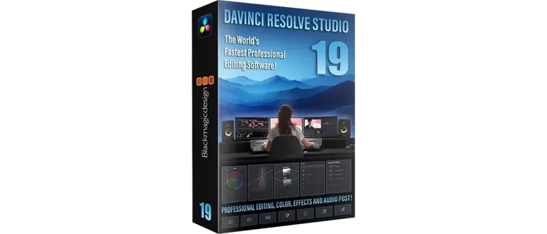 Иконка Blackmagic Design DaVinci Resolve Studio 19.0.2 Build 7 RePack by KpoJIuK [Multi Ru]