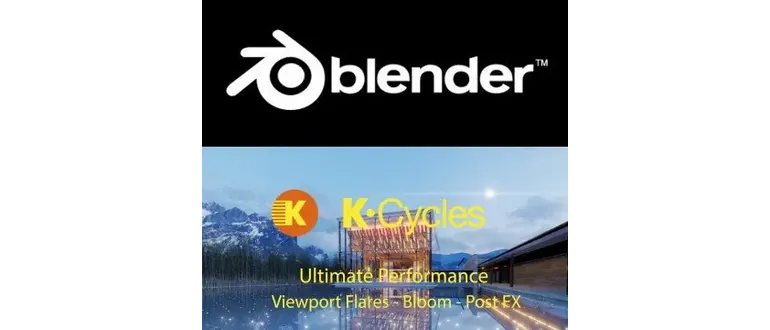 Иконка Blender K-Cycles RTX 2021 2.93.4 RC LTS Portable [Multi Ru]
