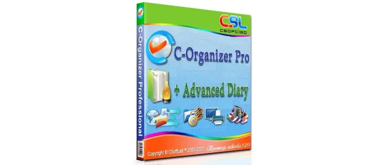 Иконка C-Organizer Professional 7.5 + Advanced Diary 5.5 (2020) PC Portable by Deodatto