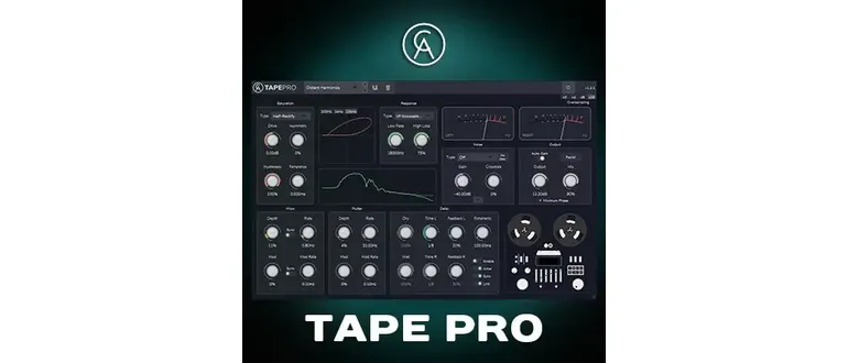 Иконка Caelum Audio - Tape Pro 1.2.1 VST3, AAX (x64 x86) RePack by FLARE [En]