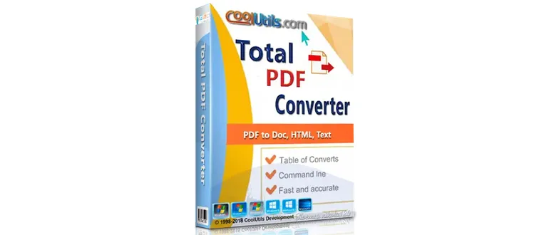 Иконка CoolUtils Total PDF Converter 6.1.0.150 (2018) РС RePack & Portable by TryRooM