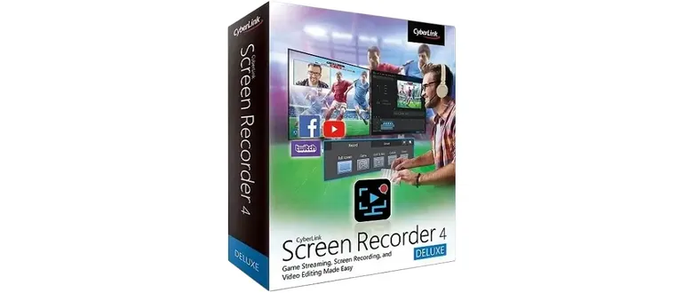 Иконка CyberLink Screen Recorder Deluxe 4.3.1.25422 RePack by PooShock [Ru En]
