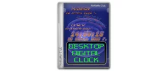 Иконка DesktopDigitalClock 4.81 + Portable [Multi Ru]