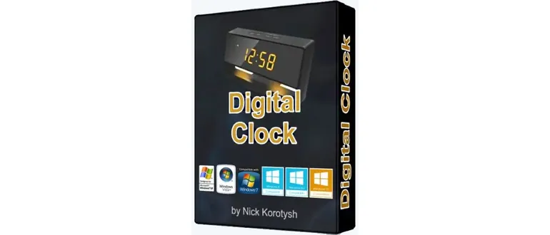Иконка Digital Clock 4.5.4 Stable + Portable (2017) MULTi Русский