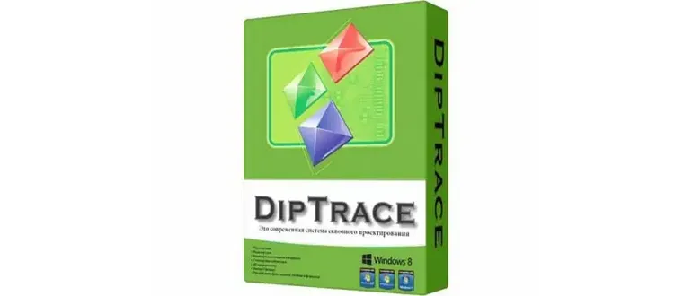 Иконка DipTrace 4.1.0.1 + 3D Models [Ru En]
