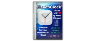 Иконка ElevenClock 4.4.0 [Multi Ru]