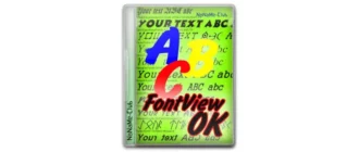 Иконка FontViewOK 7.41 + Portable [Multi Ru]