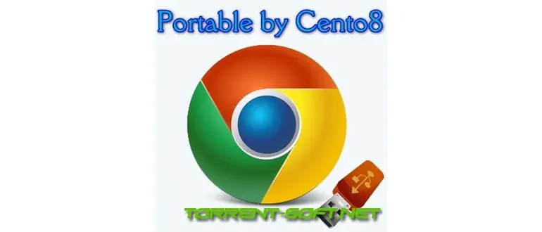 Иконка Google Chrome 117.0.5938.89 Portable by Cento8 [Ru En]