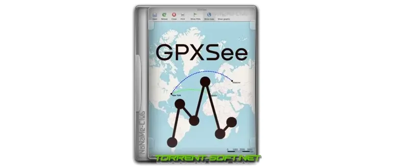 Иконка GPXSee 13.8 [Multi Ru]