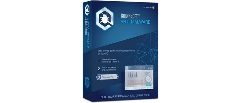 Иконка GridinSoft Anti-Malware 4.1.52.4980 (2020) PC RePack & Portable by 9649