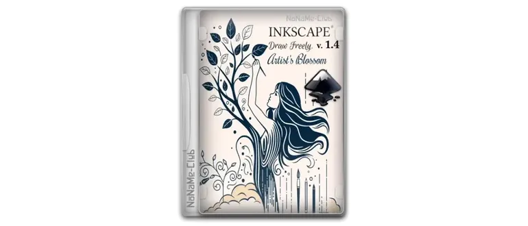 Иконка Inkscape 1.4.2 + Portable [Multi Ru]