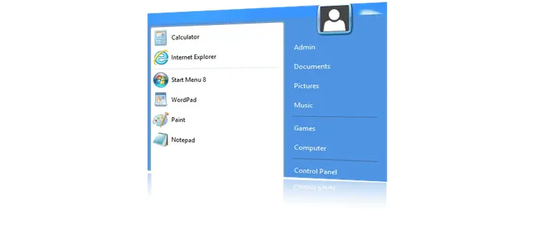 Иконка Iobit Start Menu 8 4.4.0.1 (2018) PC RePack by Diakov