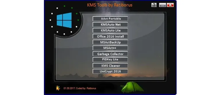 Иконка KMS Tools Portable [01.09.2017] by Ratiborus (2017) MULTi Русский