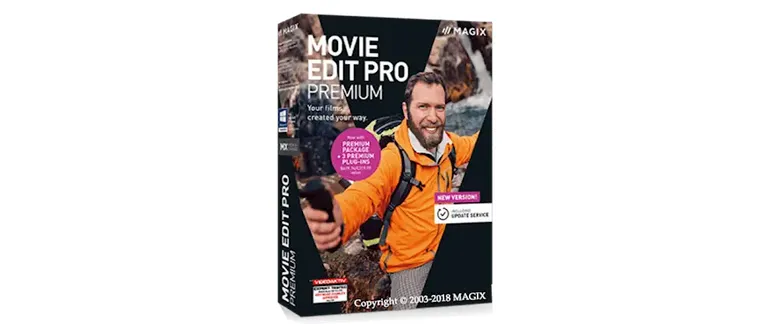 Иконка MAGIX Movie Edit Pro Premium 2019 18.0.1.213 + Content Pack (2018) РС Pack Repack by AZBUKASOFTA
