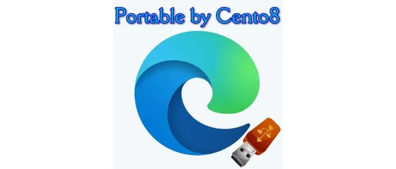 Иконка Microsoft Edge 106.0.1370.34 Portable by Cento8 [Ru En]