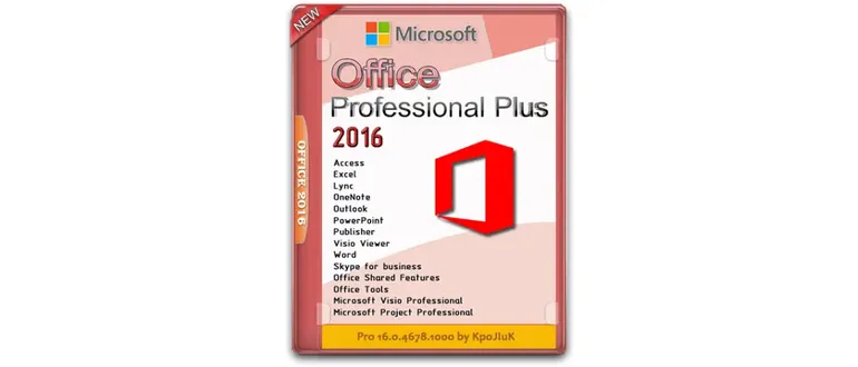 Иконка Microsoft Office 2016 Professional Plus + Visio Pro + Project Pro 16.0.4678.1000 (2018.05) RePack by KpoJIuK [2018, MULTILANG +RUS]