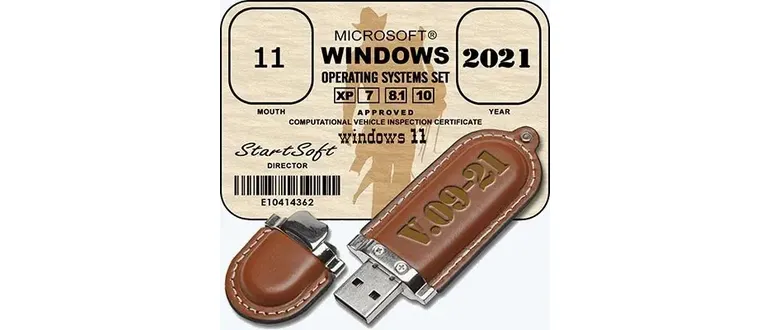 Иконка Microsoft Operating Systems on One Flash Drive Release by StartSoft 09-2021 [Ru En]