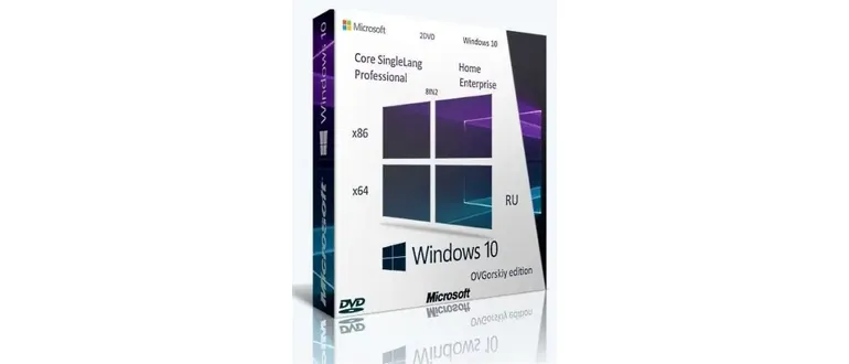 Иконка Microsoft® Windows® 10 x86-x64 Ru 20H2 8in2 Orig-Upd 10.2020 by OVGorskiy 2DVD