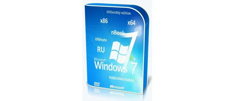 Иконка Microsoft® Windows® 7 Ultimate Ru x86 x64 nBook IE11 by OVGorskiy 06.2022 1DVD