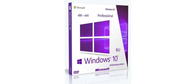 Иконка Microsoft Windows 10 Professional vl x86 x64 1607 RU by OVGorskiy 05.2017 2DVD (2017) Русский