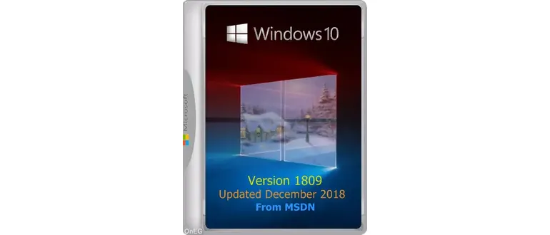Иконка Microsoft Windows 10 Version 1809 Build 17763.194 (Updated December 2018) Оригинальные образы MSDN [Ru]