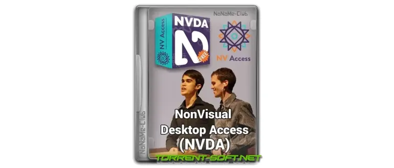 Иконка NonVisual Desktop Access (NVDA) 2023.2 include Portable [Multi Ru]