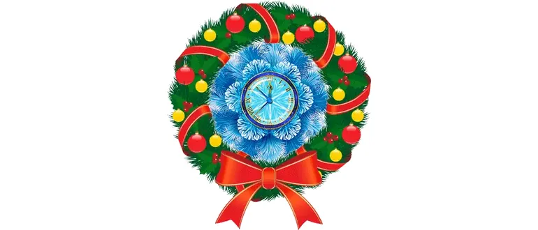 Иконка Новогодние часы (New Year Clock) 1.3.1 [Ru]