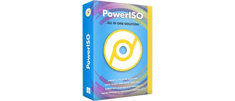 Иконка PowerISO 8.4 RePack by KpoJIuK [Multi Ru]