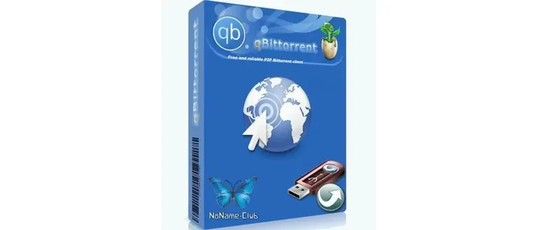 Иконка qBittorrent 5.0.4 Portable by PortableApps + Themes (x64) [Multi Ru]