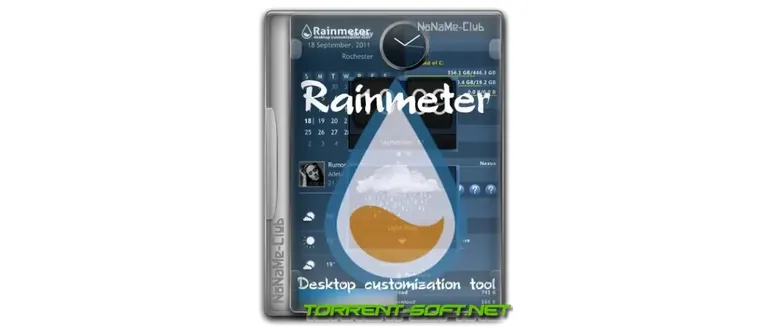 Иконка Rainmeter 4.5.18 Build 3727 include Portable [Multi Ru]