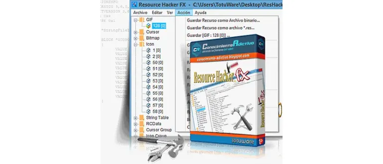 Иконка Resource Hacker 5.1.7.343 Final (2018) PC Portable by alexalsp