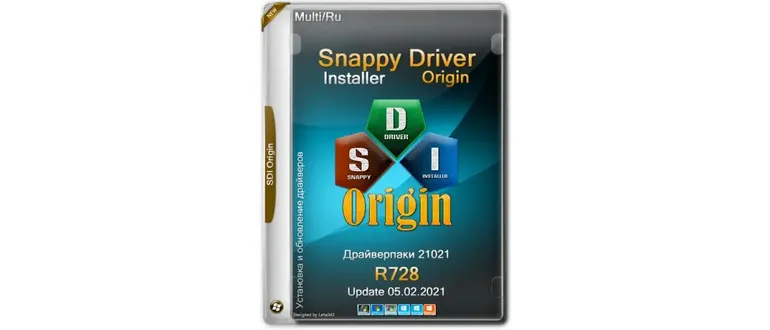 Иконка Snappy Driver Installer Origin R728 Драйверпаки 21.02.1