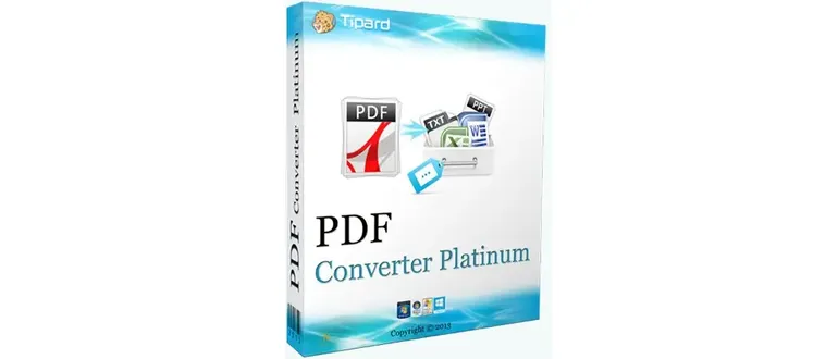 Иконка Tipard PDF Converter Platinum 3.3.12 RePack (2017) Русский Английский