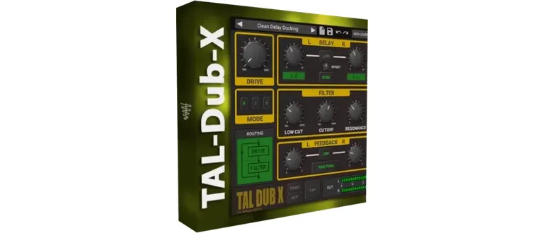 Иконка Togu Audio Line - TAL-Dub-X 2.0.4 VST, VST 3, AAX, CLAP (x64) [En]