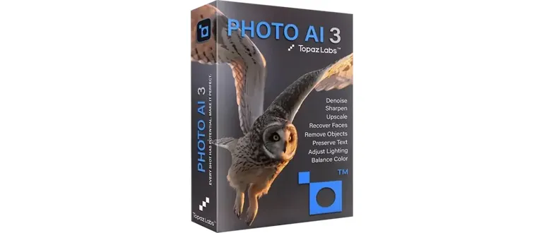 Иконка Topaz Photo AI 3.2.0 Portable by conservator [En]