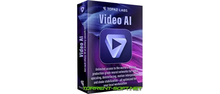 Иконка Topaz Video AI 3.4.3 (x64) Portable by 7997 [En]