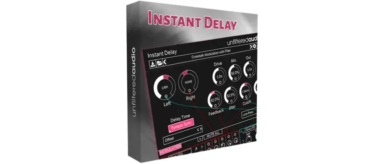 Иконка Unfiltered Audio - Instant Delay 1.3.0 VST, VST3, AAX RePack by TeamCubeadooby [En]