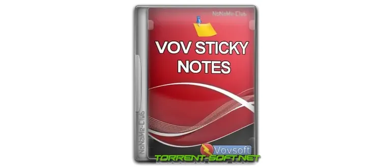 Иконка Vov Sticky Notes 8.4 + Portable [Multi Ru]
