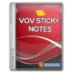 Иконка Vov Sticky Notes 9.1 + Portable [Multi Ru]