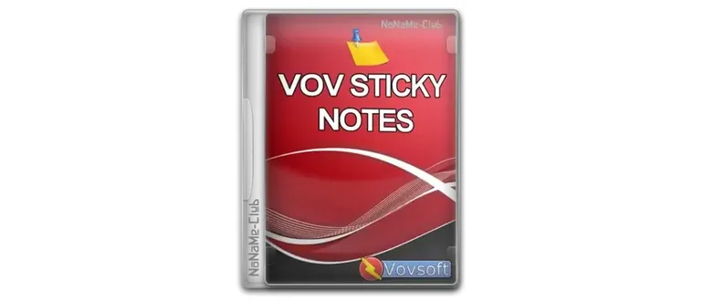 Иконка Vov Sticky Notes 9.1 + Portable [Multi Ru]