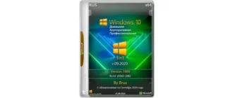 Иконка Windows 10 1909 (18363.1082) x64 Home + Pro + Enterprise (3in1) by Brux v.09.2020 (2020) Русский